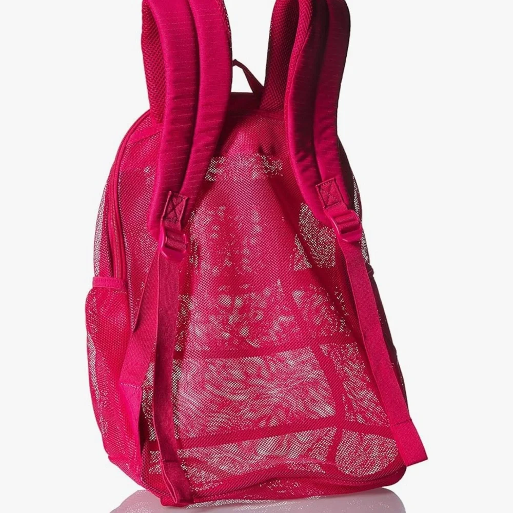 Nike Pink Athletic mesh Backpack with Adjustable Straps